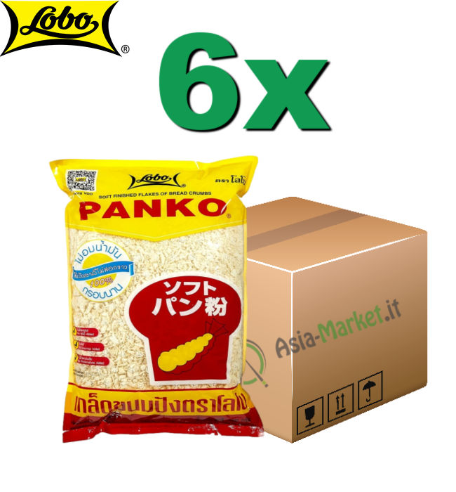 Panko bread crumbs - Lobo - Cartone 6x 1 Kg.